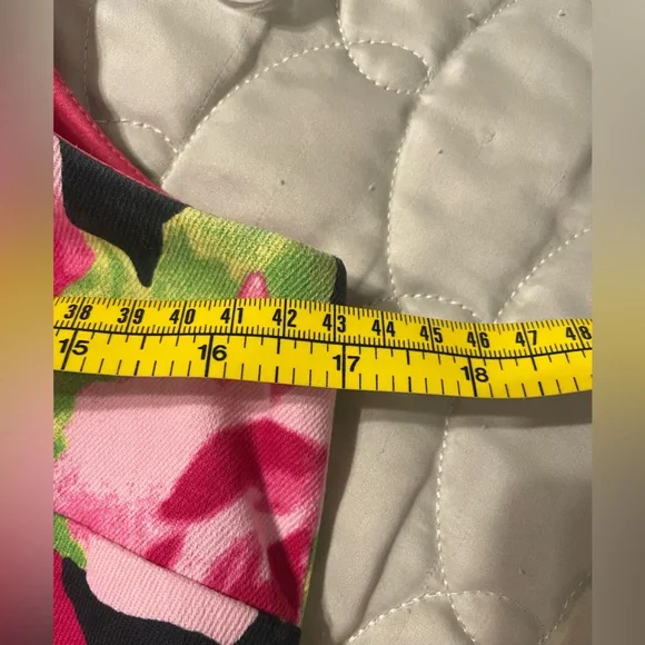 Talbots Pink and Green Floral Dress Easter dress - Picture 4 of 9